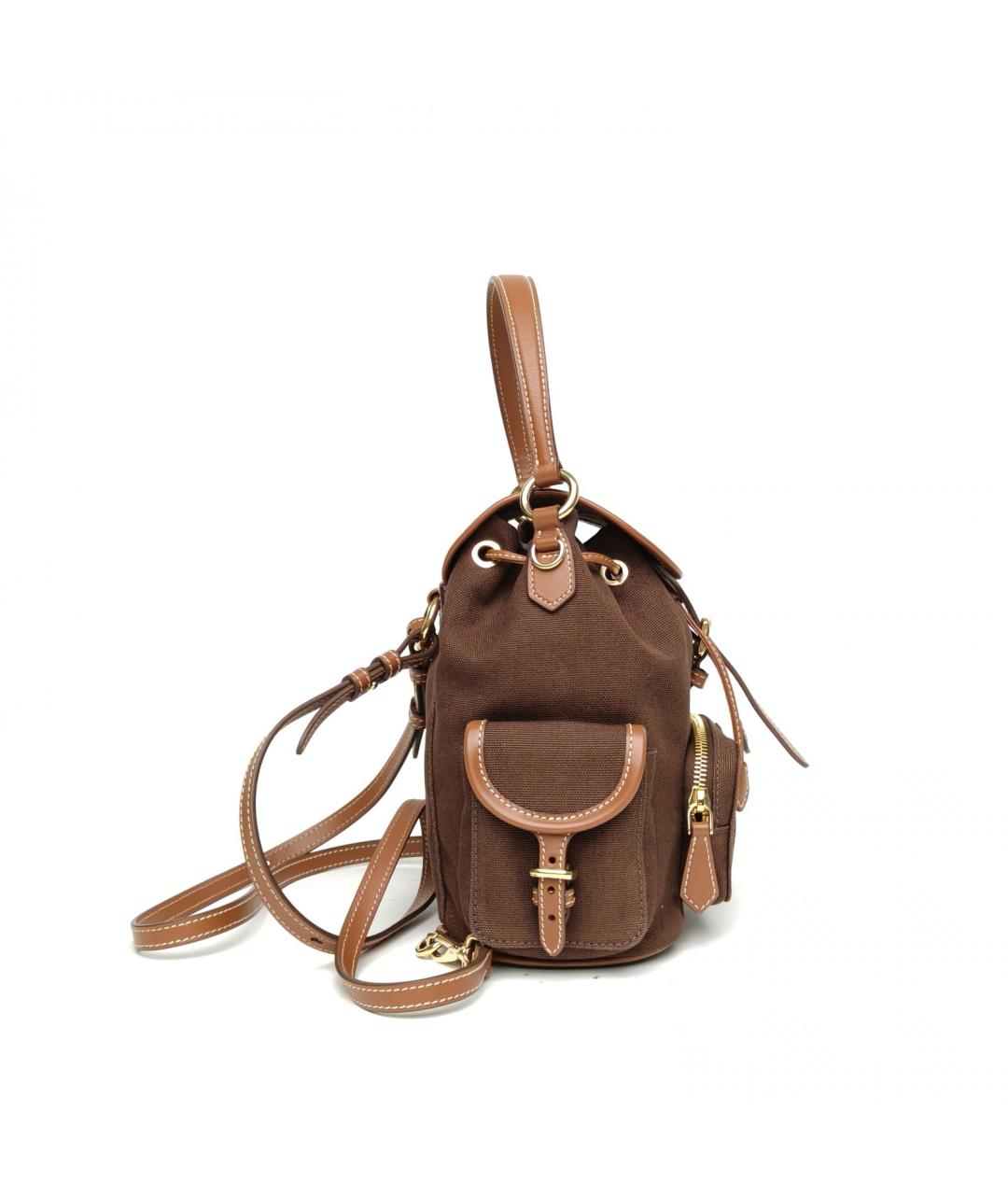 MIU MIU Коричневый рюкзак, фото 5