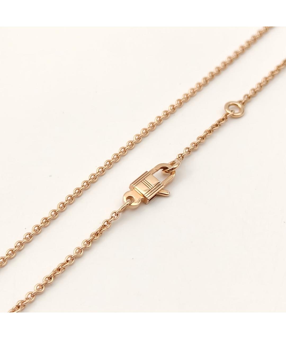 HERMES Золотая подвеска из розового золота, фото 6