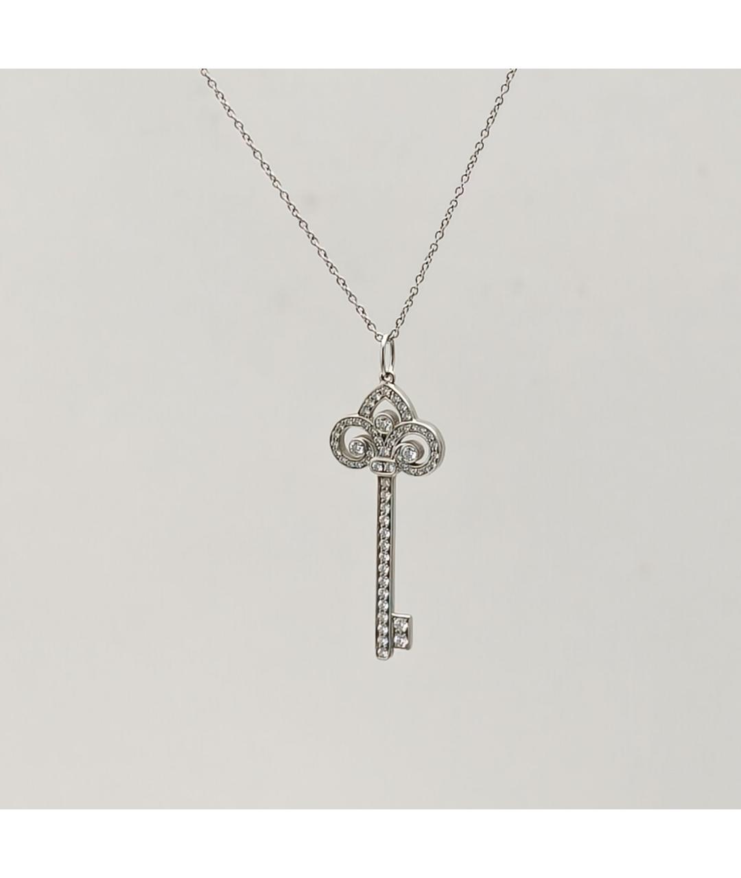 TIFFANY&CO Серебряная платиновая подвеска, фото 3