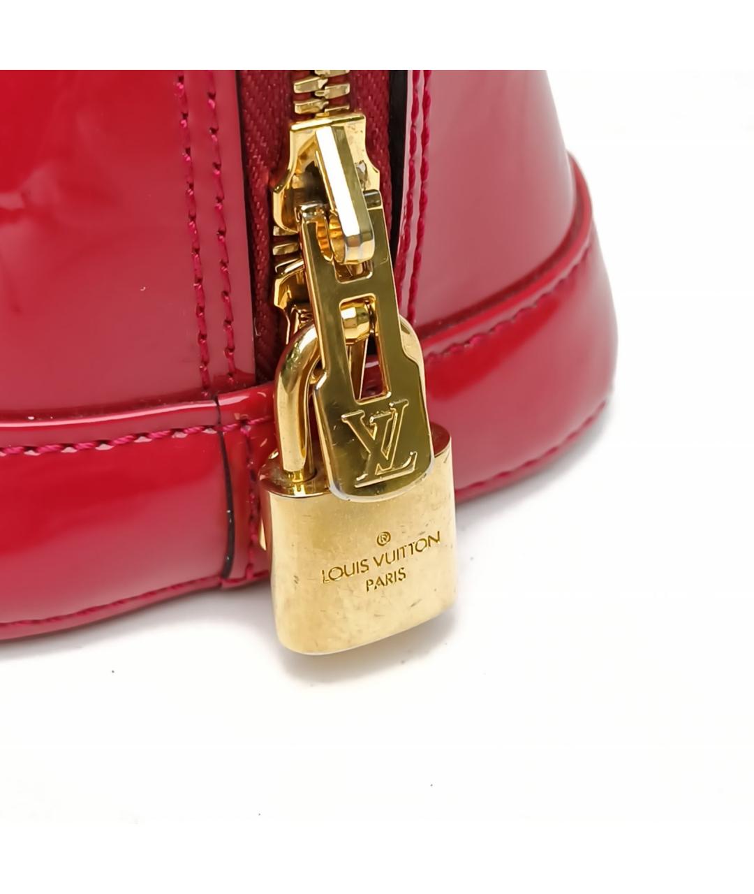 LOUIS VUITTON Сумка с короткими ручками из лакированной кожи, фото 5