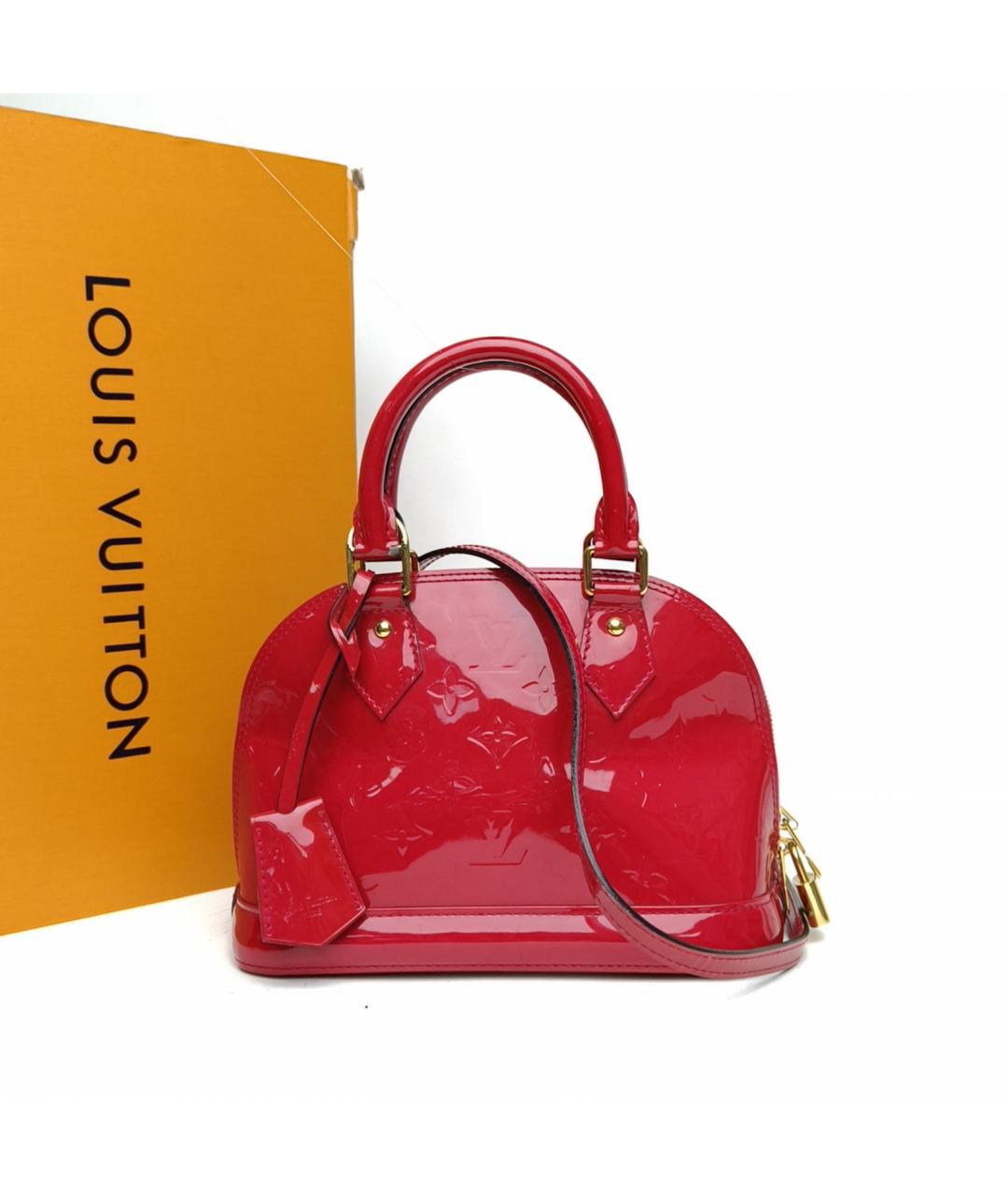 LOUIS VUITTON Сумка с короткими ручками из лакированной кожи, фото 7