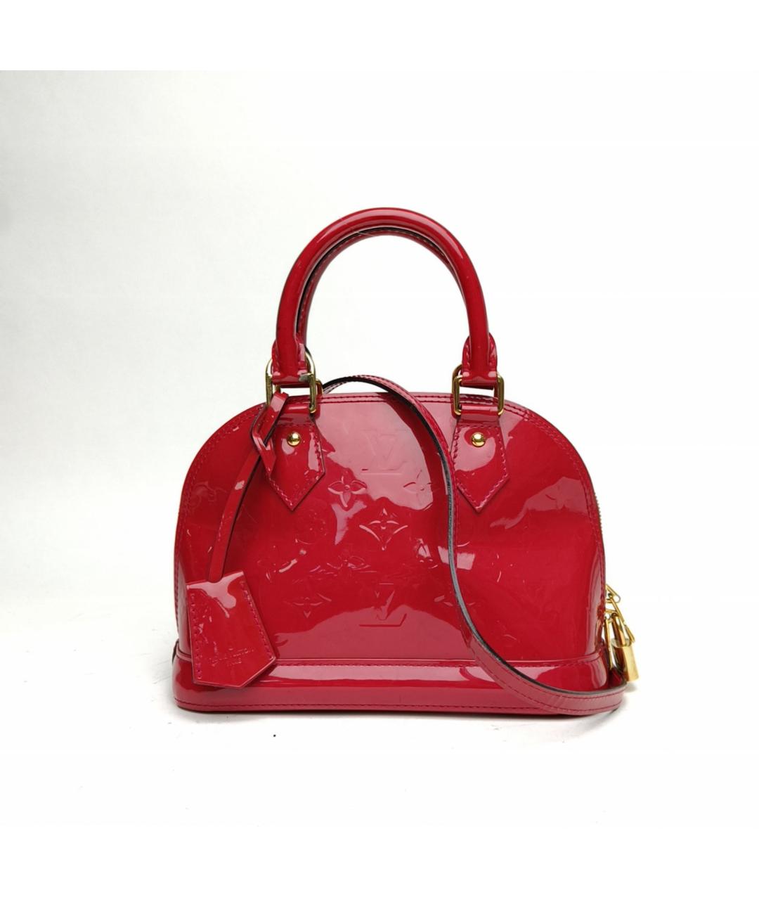 LOUIS VUITTON Сумка с короткими ручками из лакированной кожи, фото 8