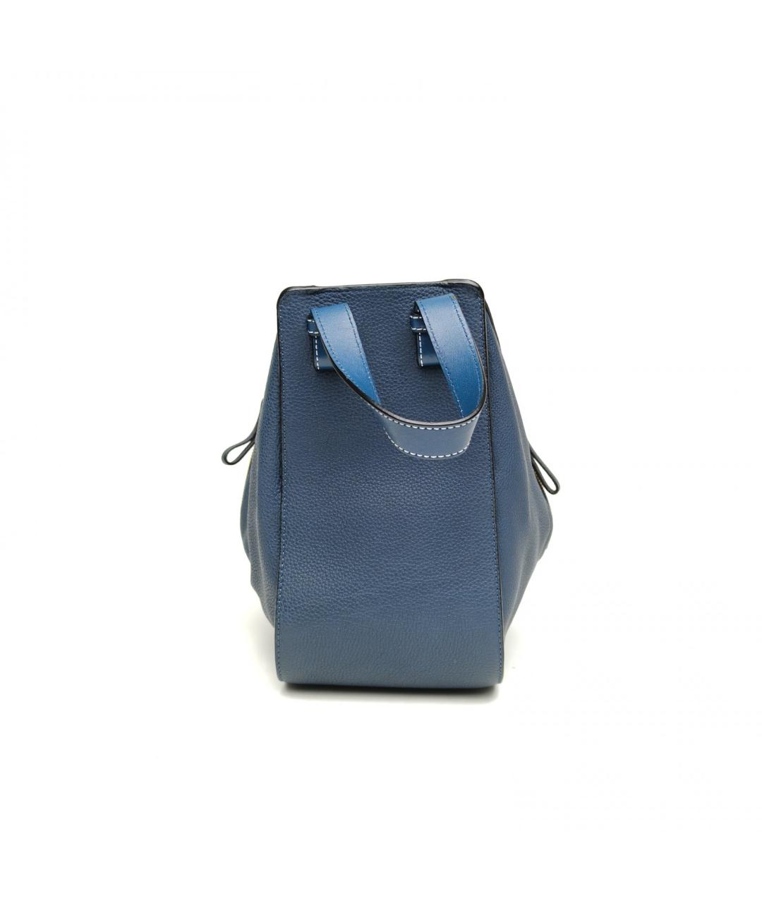 LOEWE Синяя кожаная сумка через плечо, фото 3