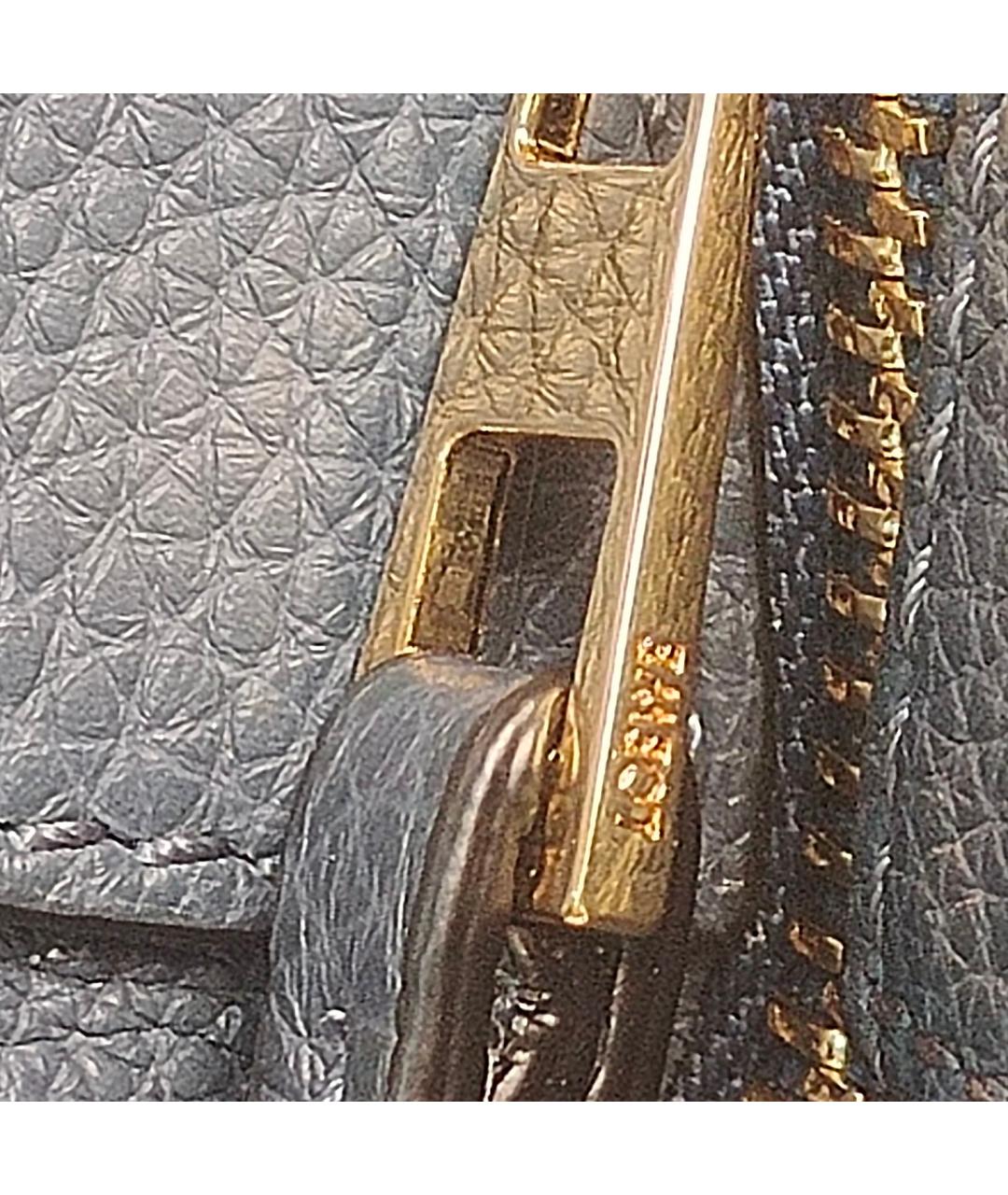 LOEWE Синяя кожаная сумка через плечо, фото 9