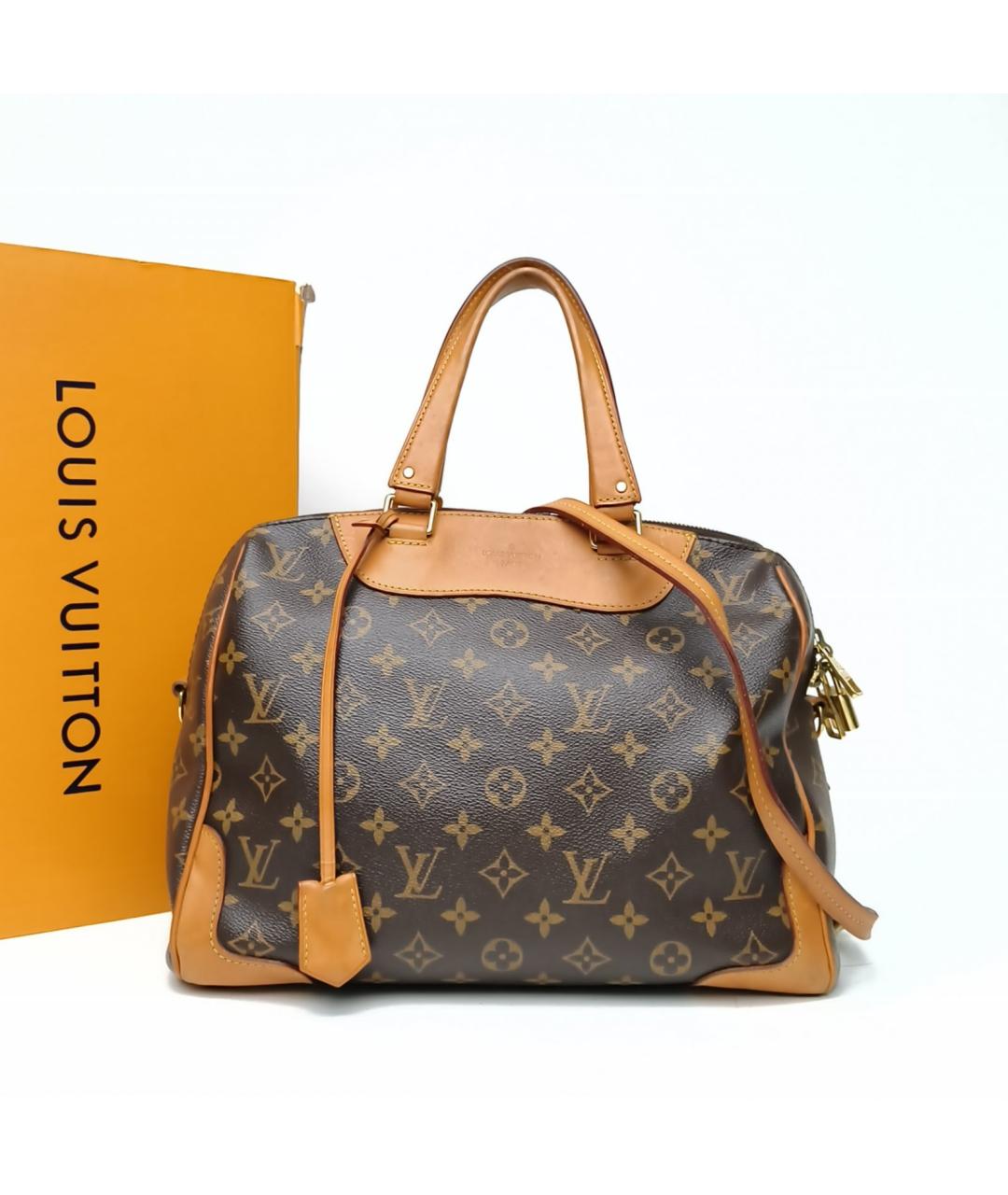 LOUIS VUITTON Коричневая сумка тоут, фото 9