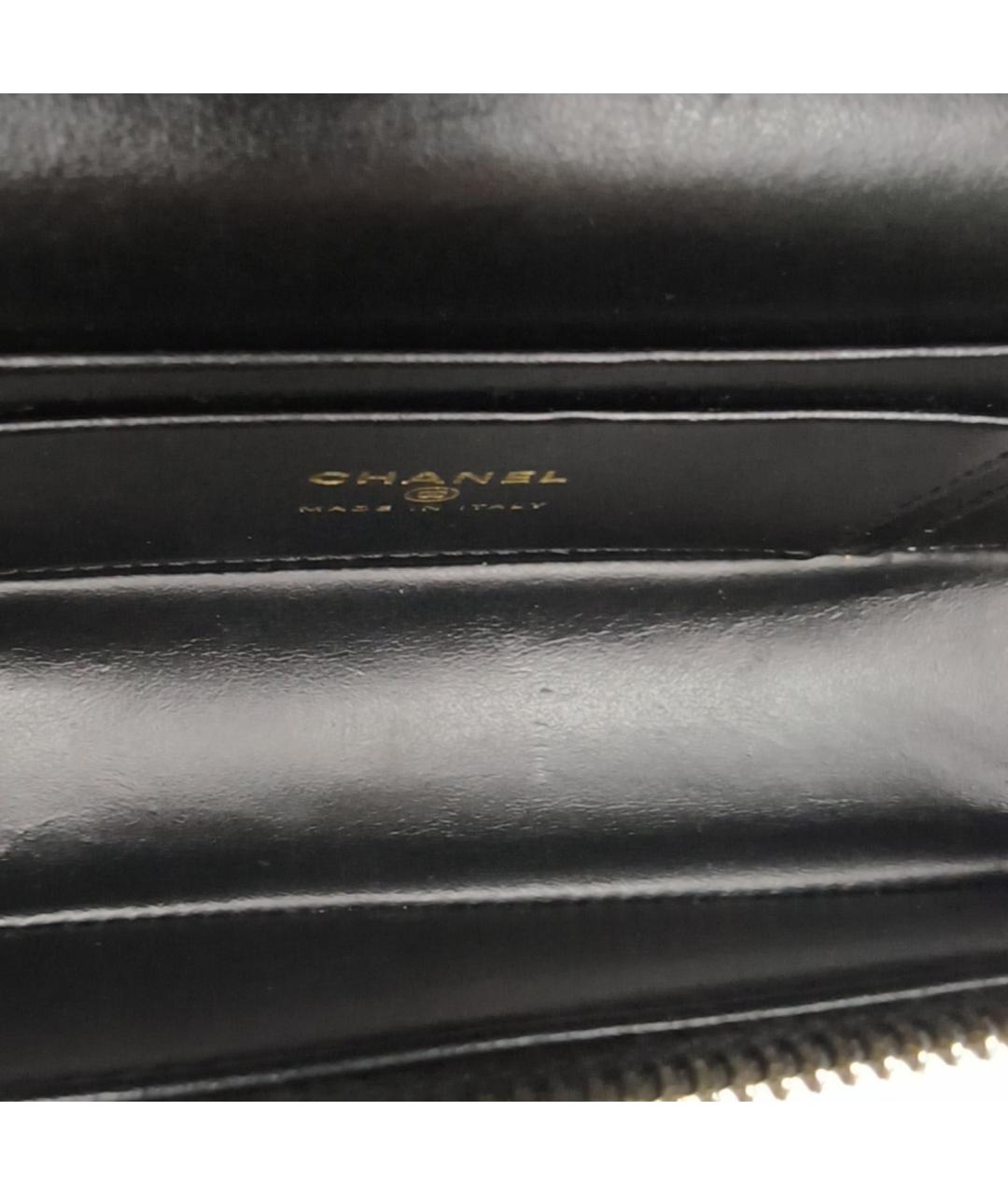 CHANEL Черная кожаная сумка через плечо, фото 7