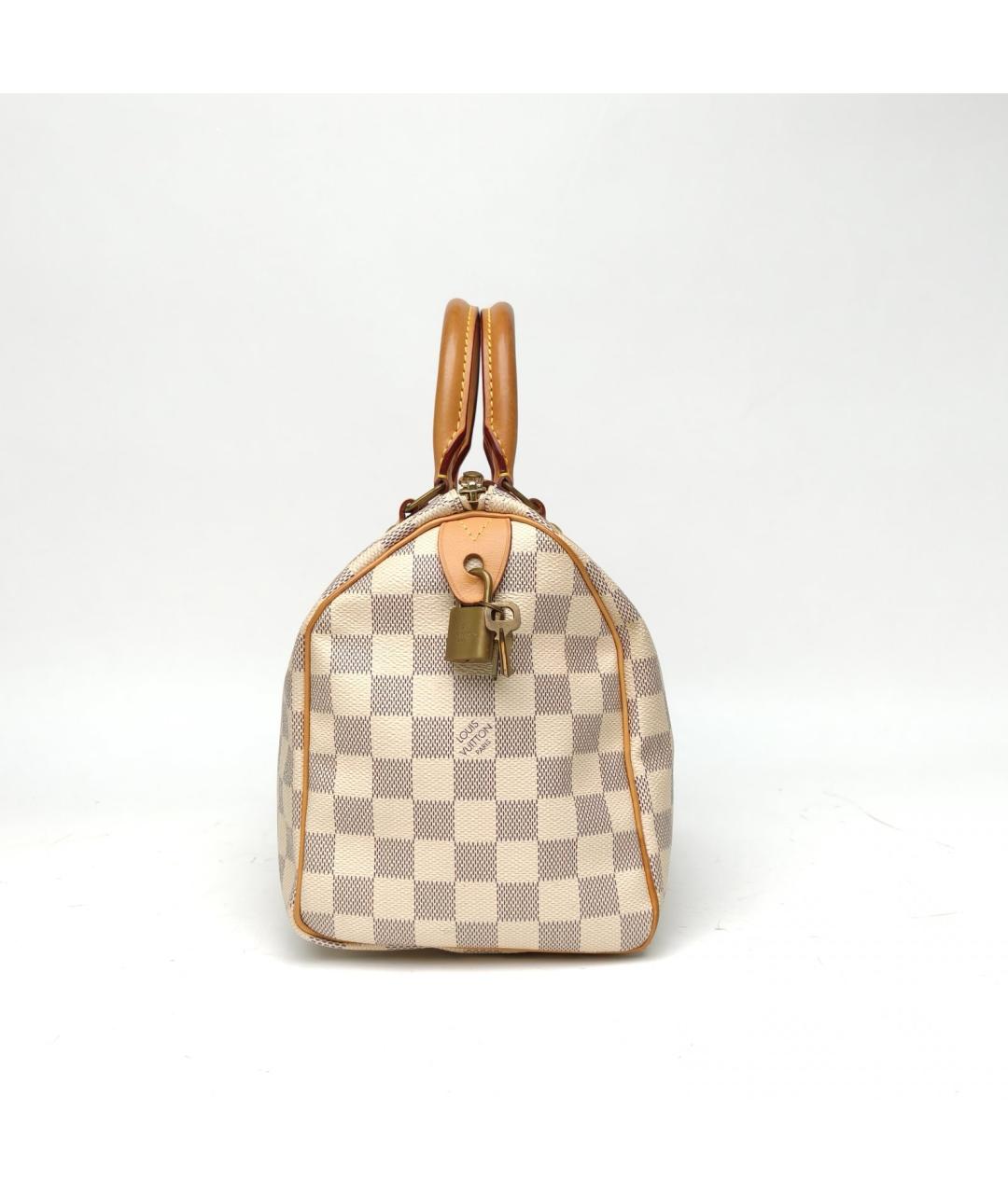 LOUIS VUITTON Бежевая сумка с короткими ручками, фото 3