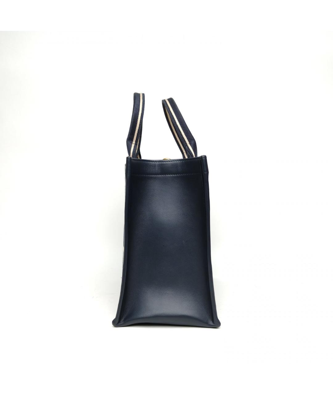 CHRISTIAN DIOR Синяя сумка тоут, фото 3