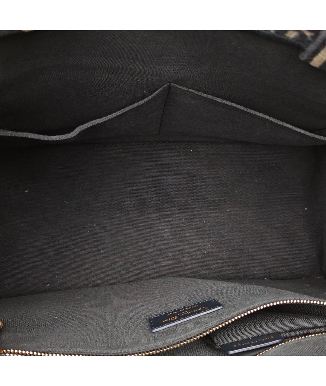 CHRISTIAN DIOR Синяя сумка тоут, фото 7