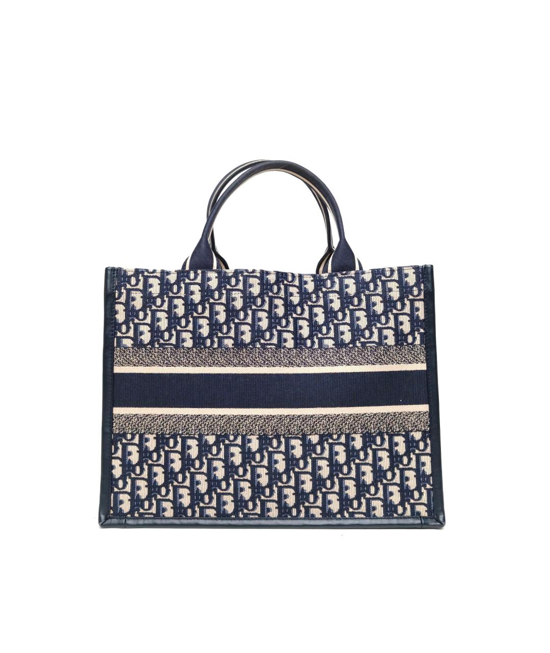 CHRISTIAN DIOR Синяя сумка тоут, фото 4