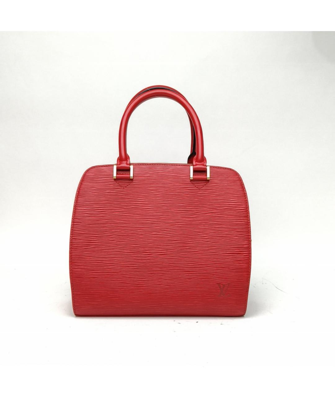 LOUIS VUITTON Красная сумка с короткими ручками, фото 2