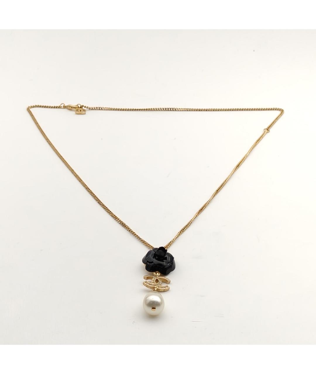 CHANEL Золотая металлическая подвеска, фото 7