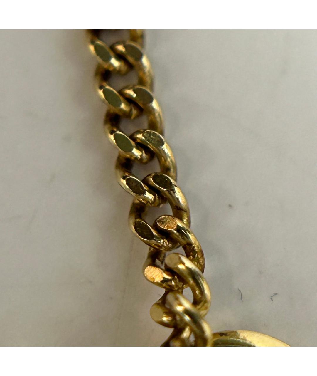 CHANEL Золотая металлическая подвеска, фото 9