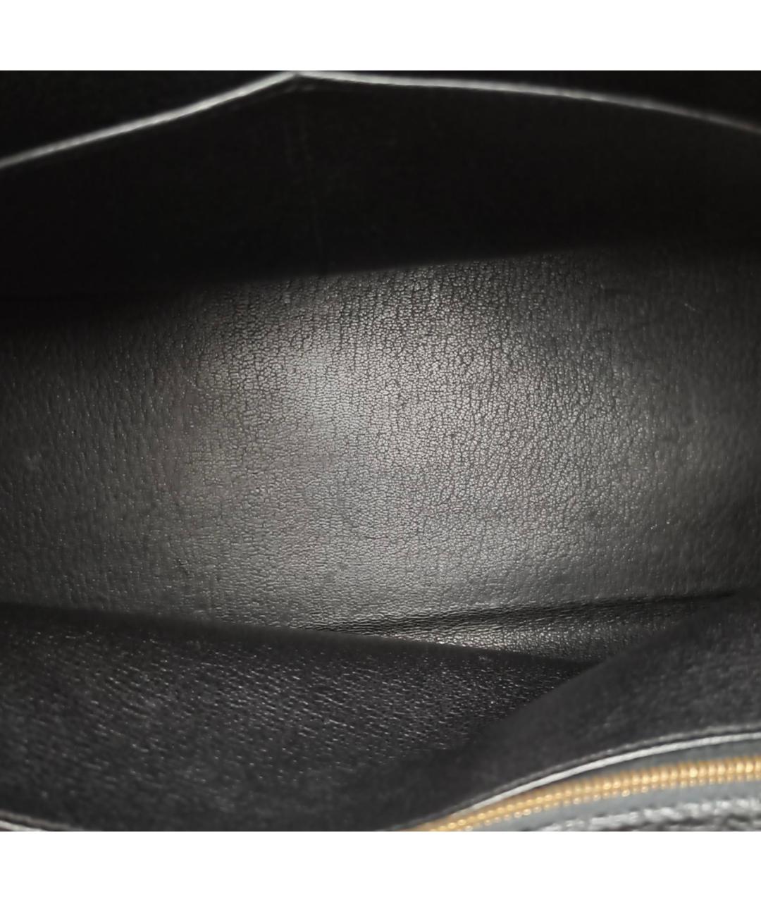 HERMES Черная сумка с короткими ручками, фото 8