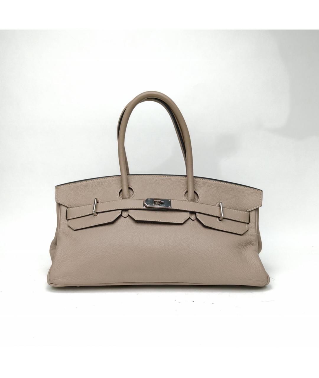 HERMES Серая сумка с короткими ручками, фото 2