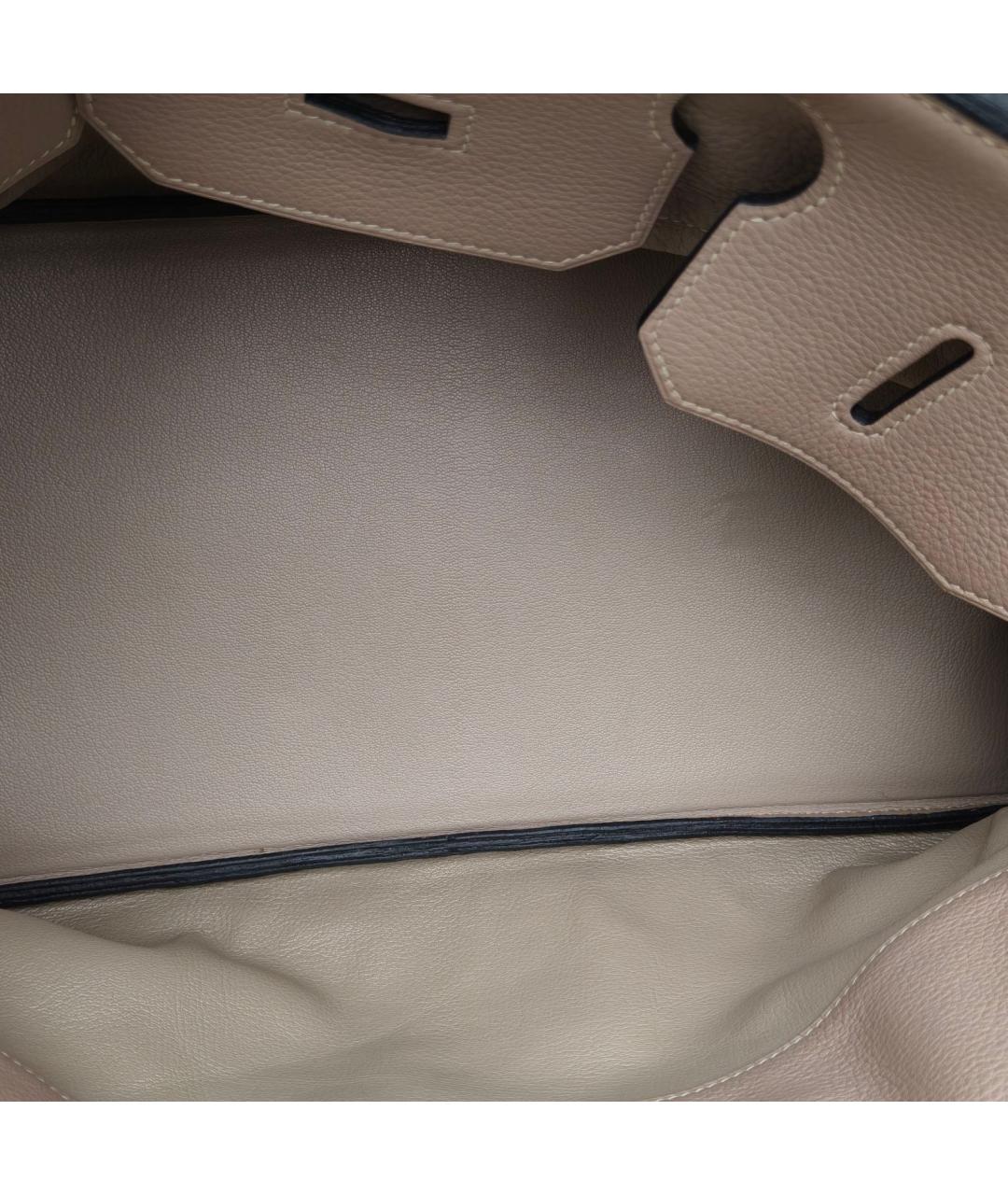 HERMES Серая сумка с короткими ручками, фото 8