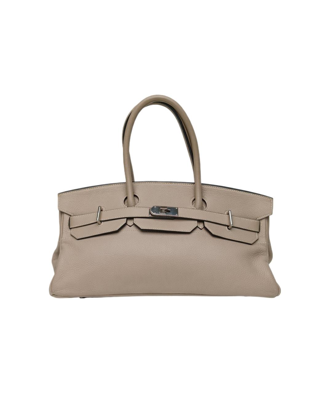 HERMES Серая сумка с короткими ручками, фото 10