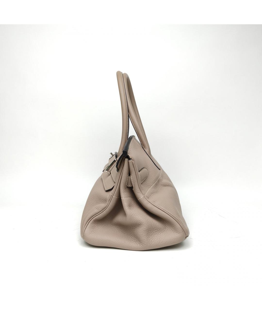 HERMES Серая сумка с короткими ручками, фото 3