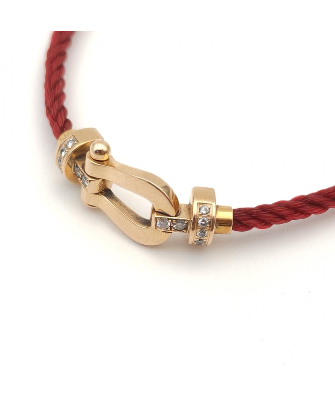 FRED Красный браслет из розового золота, фото 4