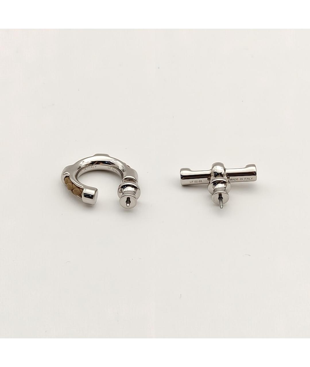 HERMES Серебряные металлические серьги, фото 6