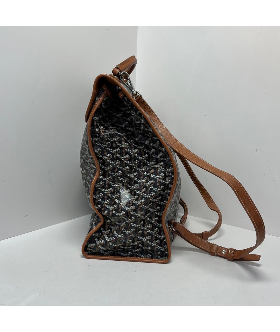 GOYARD Коричневый рюкзак, фото 9