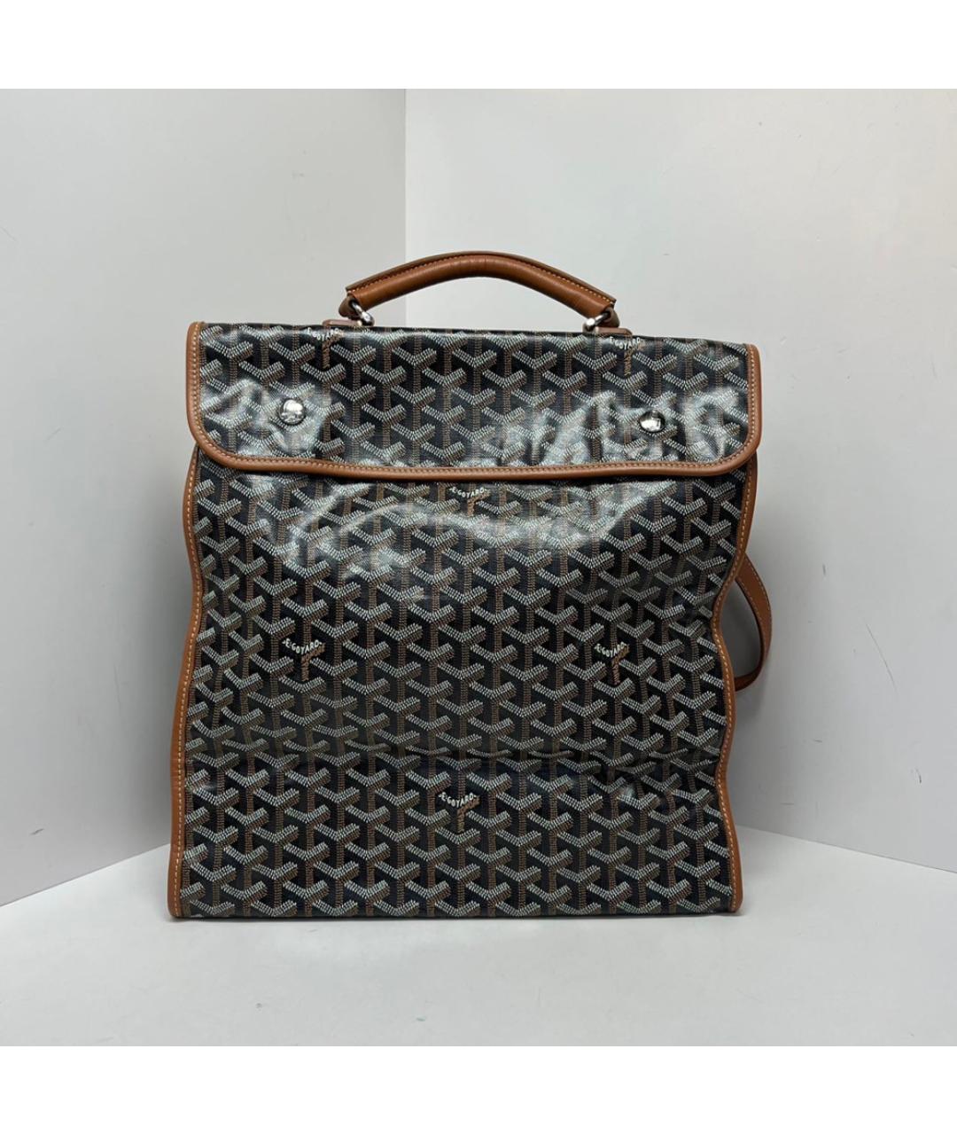 GOYARD Коричневый рюкзак, фото 8