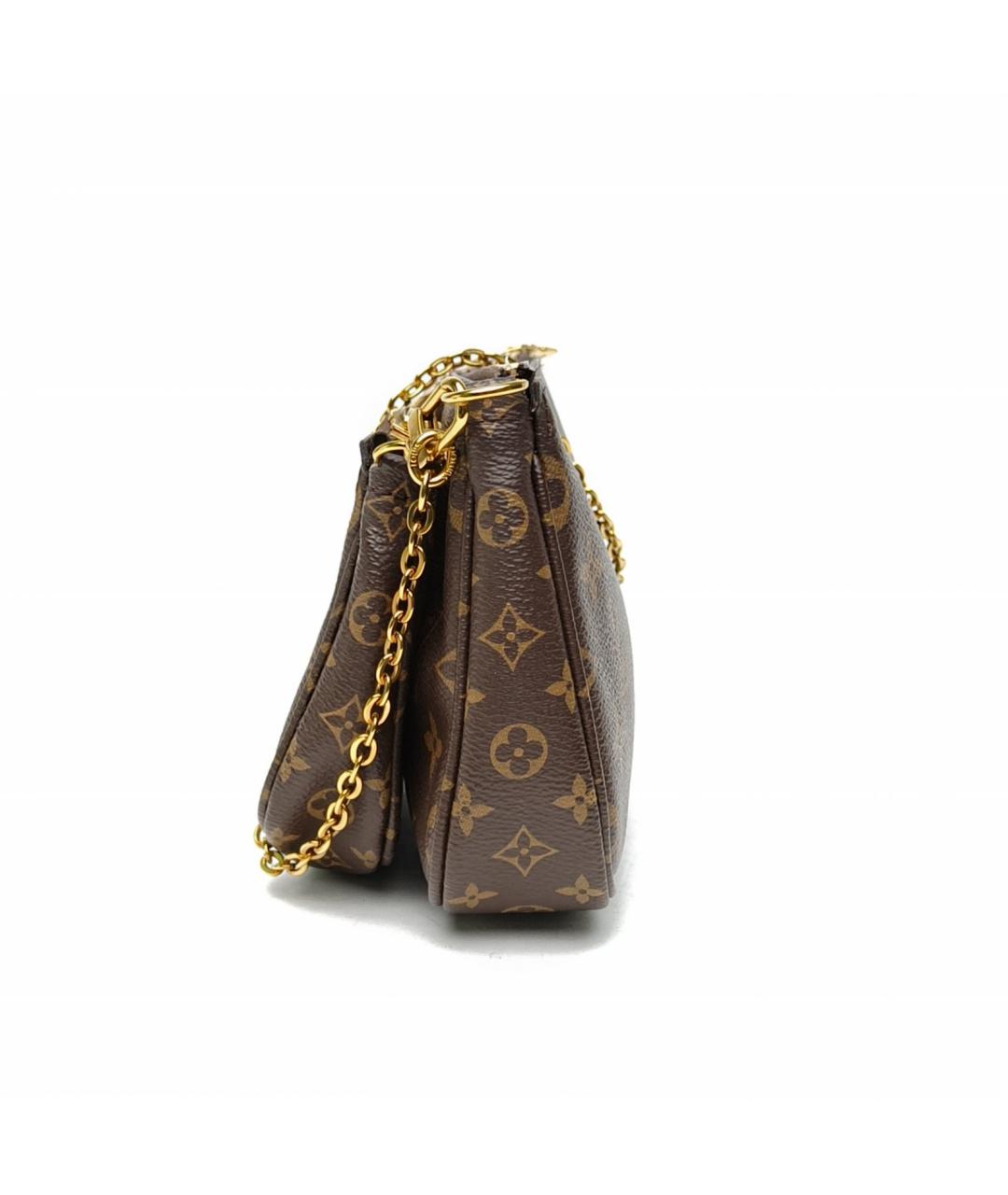 LOUIS VUITTON Коричневая сумка через плечо, фото 3