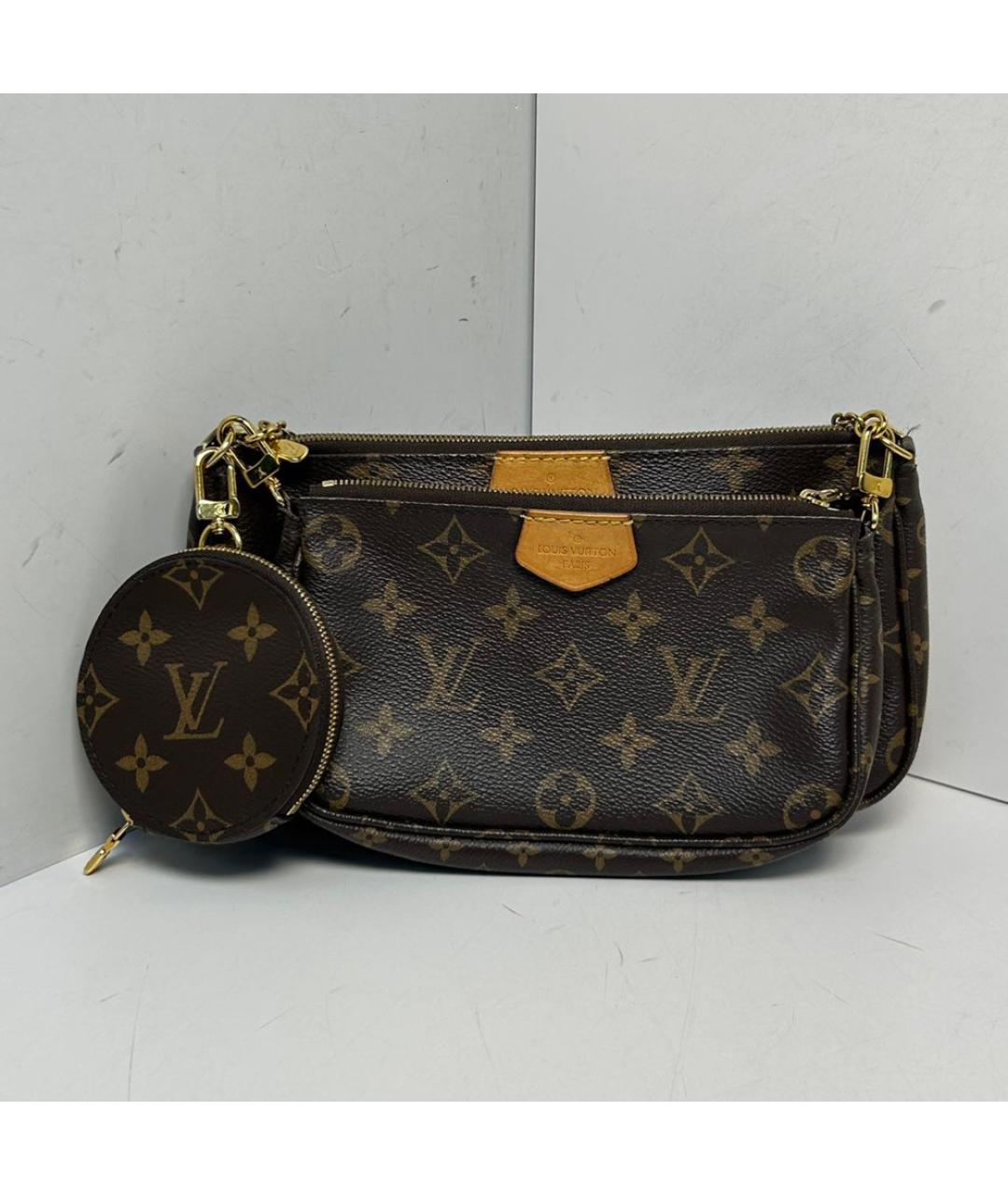 LOUIS VUITTON Коричневая сумка через плечо, фото 9