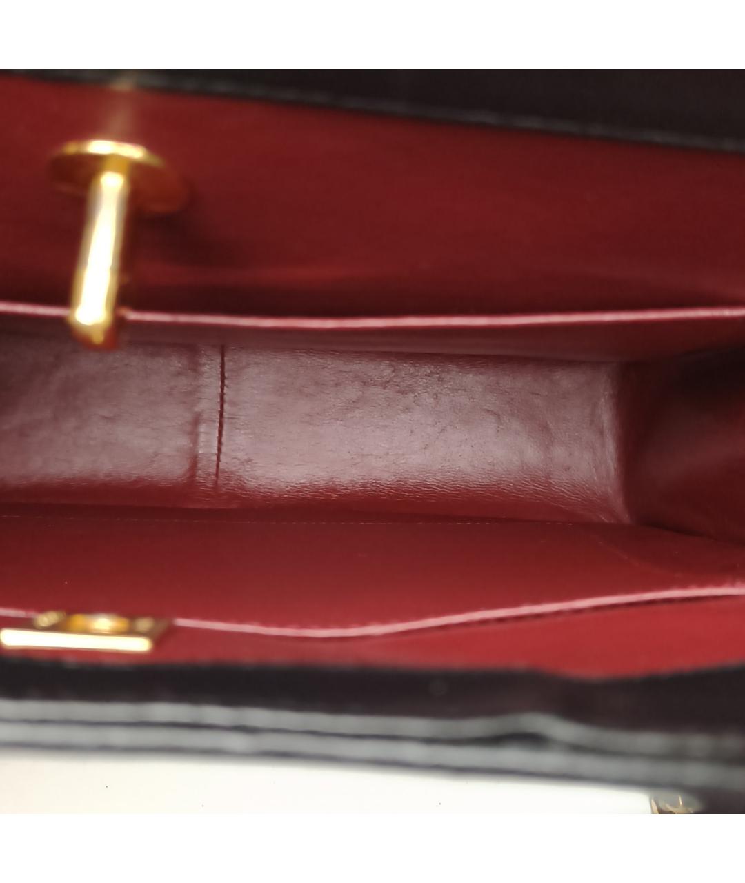 CHANEL Черная сумка с короткими ручками, фото 7