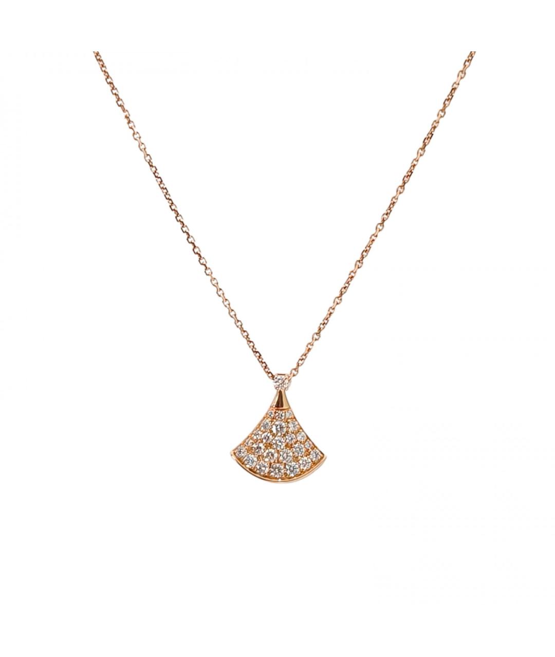 BVLGARI Золотая подвеска из розового золота, фото 2