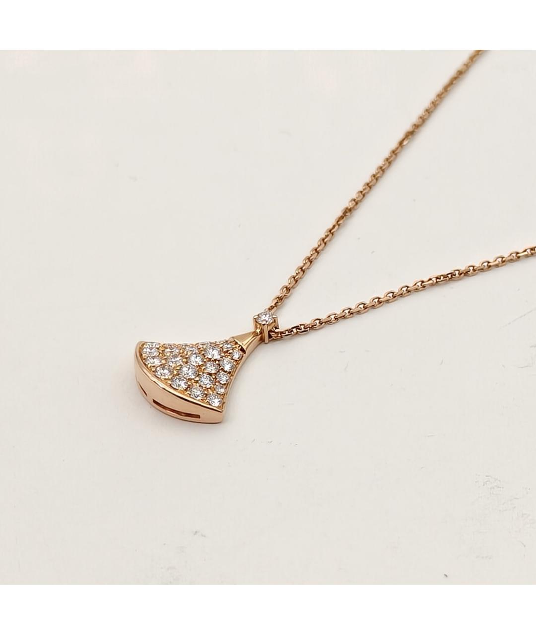 BVLGARI Золотая подвеска из розового золота, фото 4