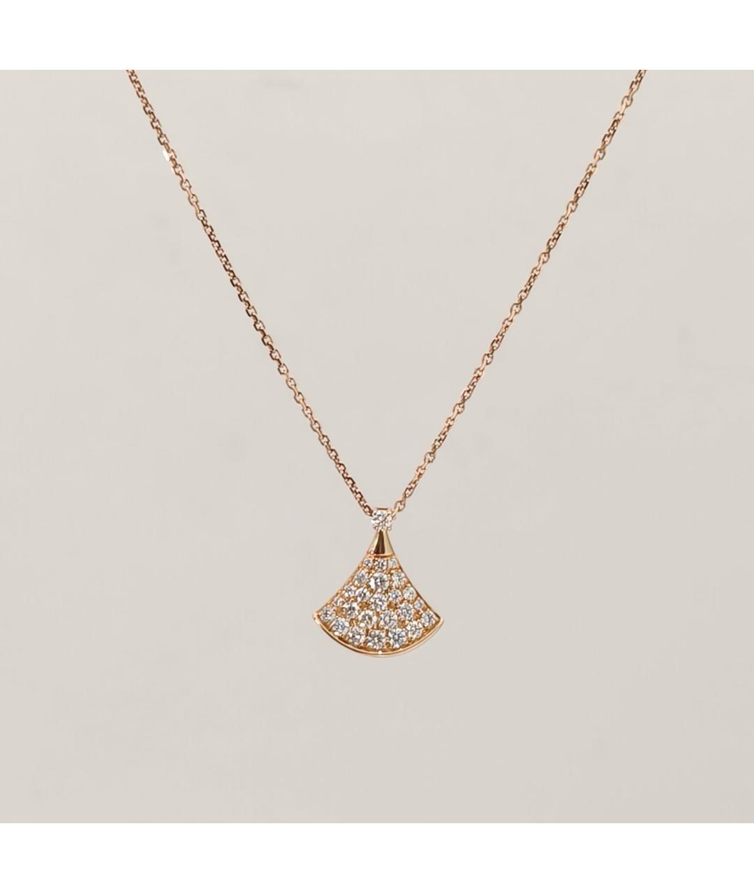 BVLGARI Золотая подвеска из розового золота, фото 3