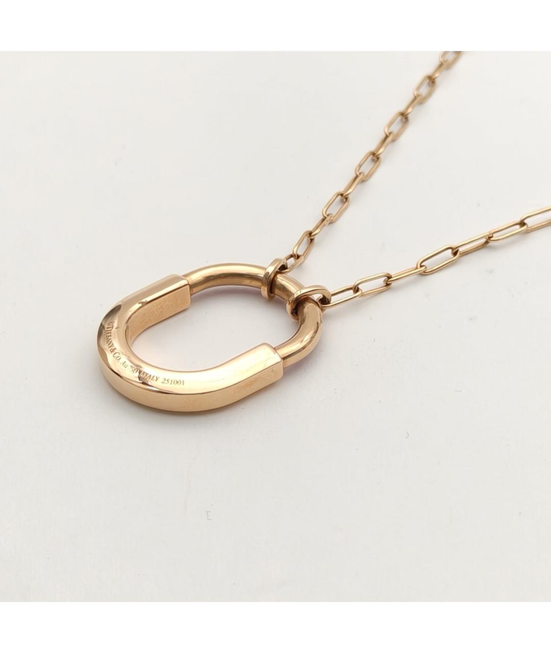 TIFFANY&CO Золотая подвеска из розового золота, фото 5