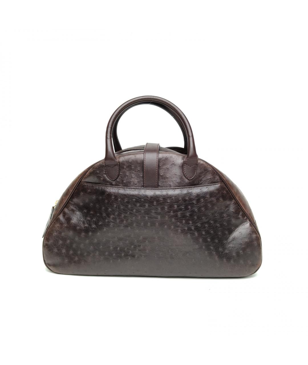 CHRISTIAN DIOR Коричневая сумка с короткими ручками, фото 4