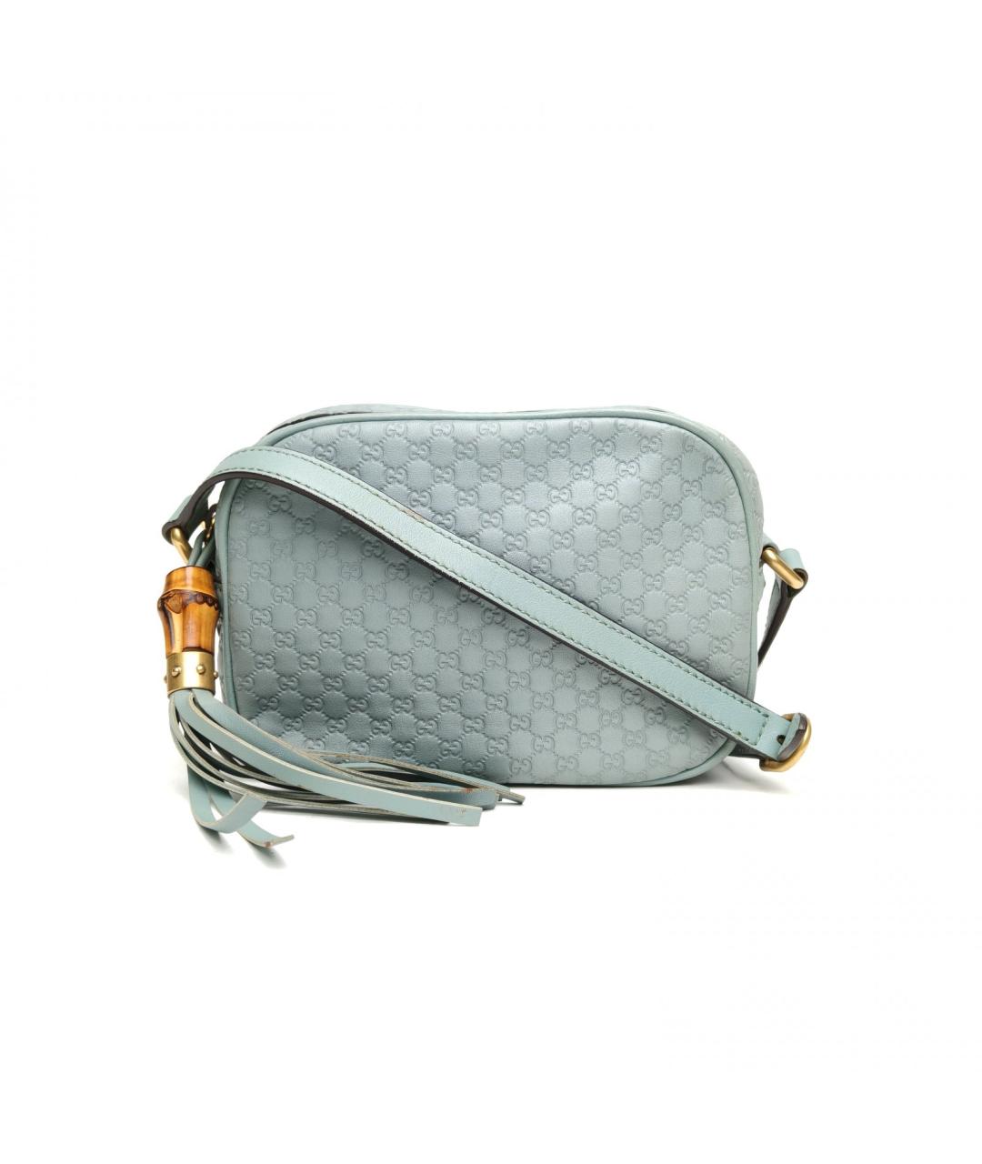 GUCCI Зеленая кожаная сумка через плечо, фото 2