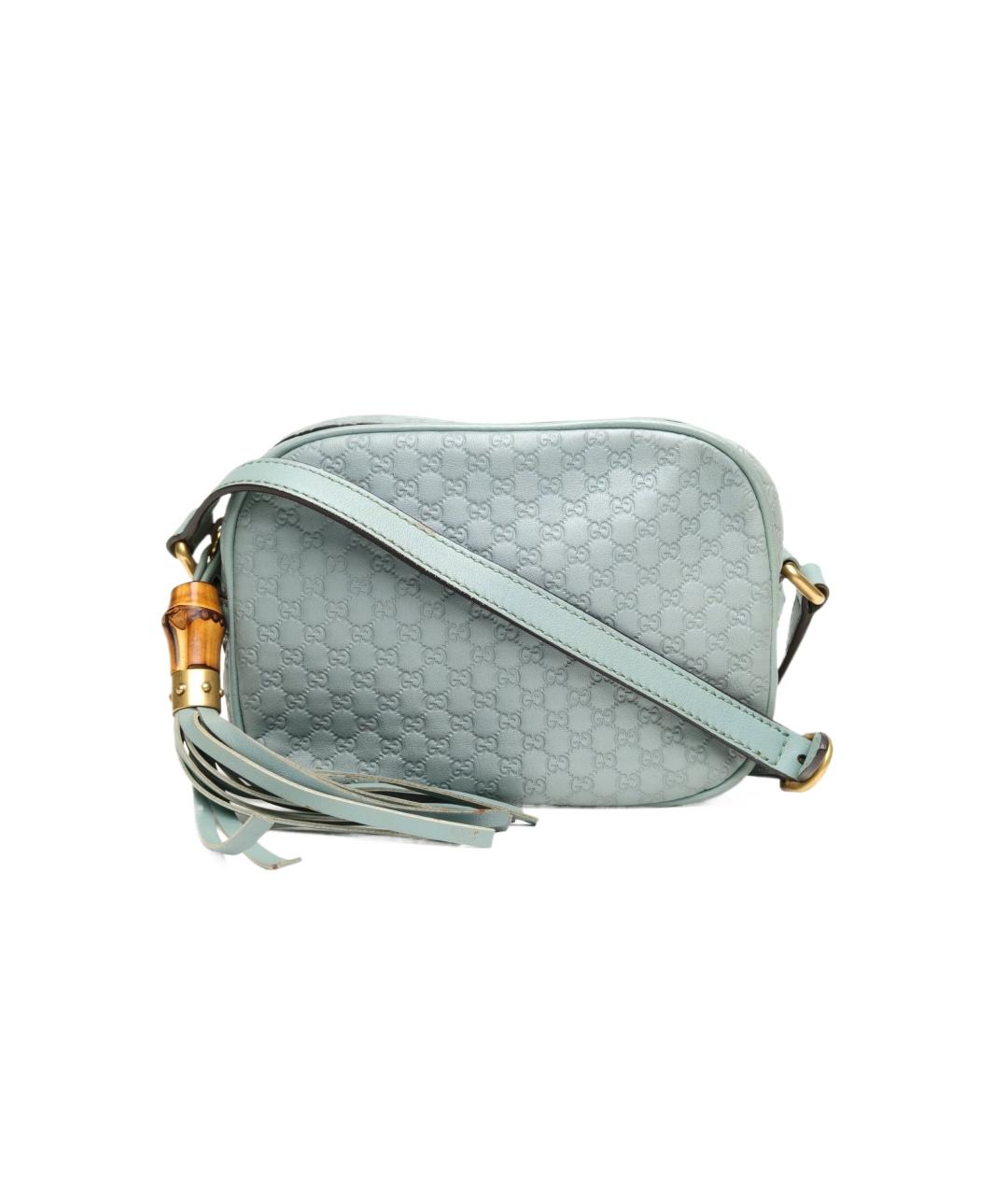 GUCCI Зеленая кожаная сумка через плечо, фото 10