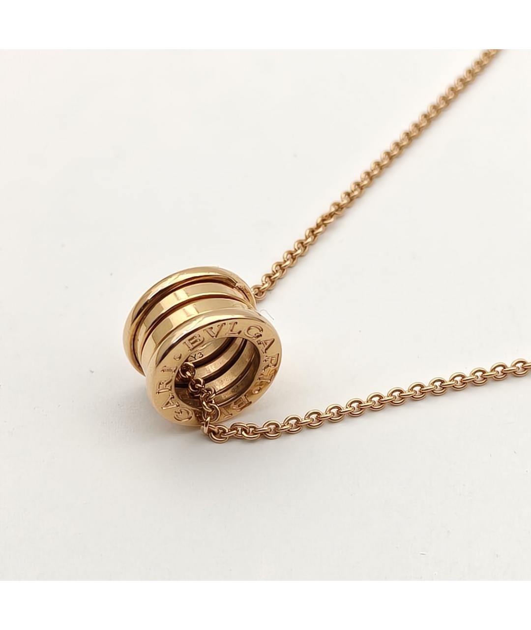 BVLGARI Золотая подвеска из розового золота, фото 5