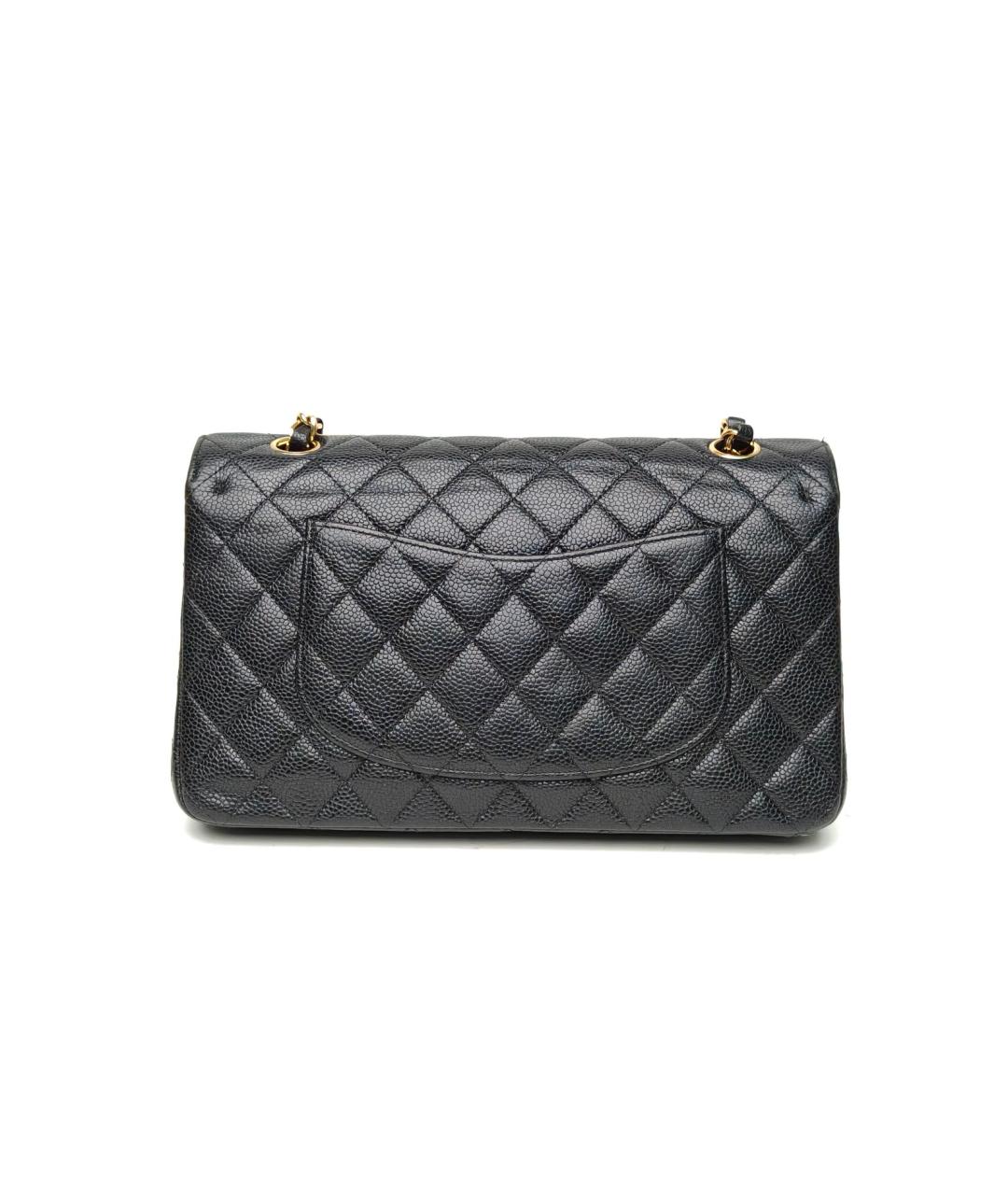 CHANEL Черная кожаная сумка через плечо, фото 4