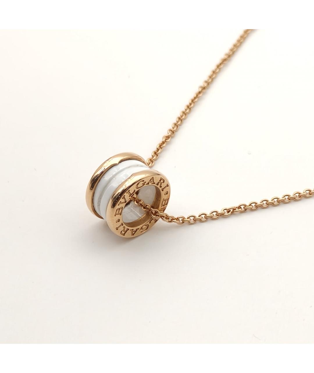 BVLGARI Золотая подвеска из розового золота, фото 5