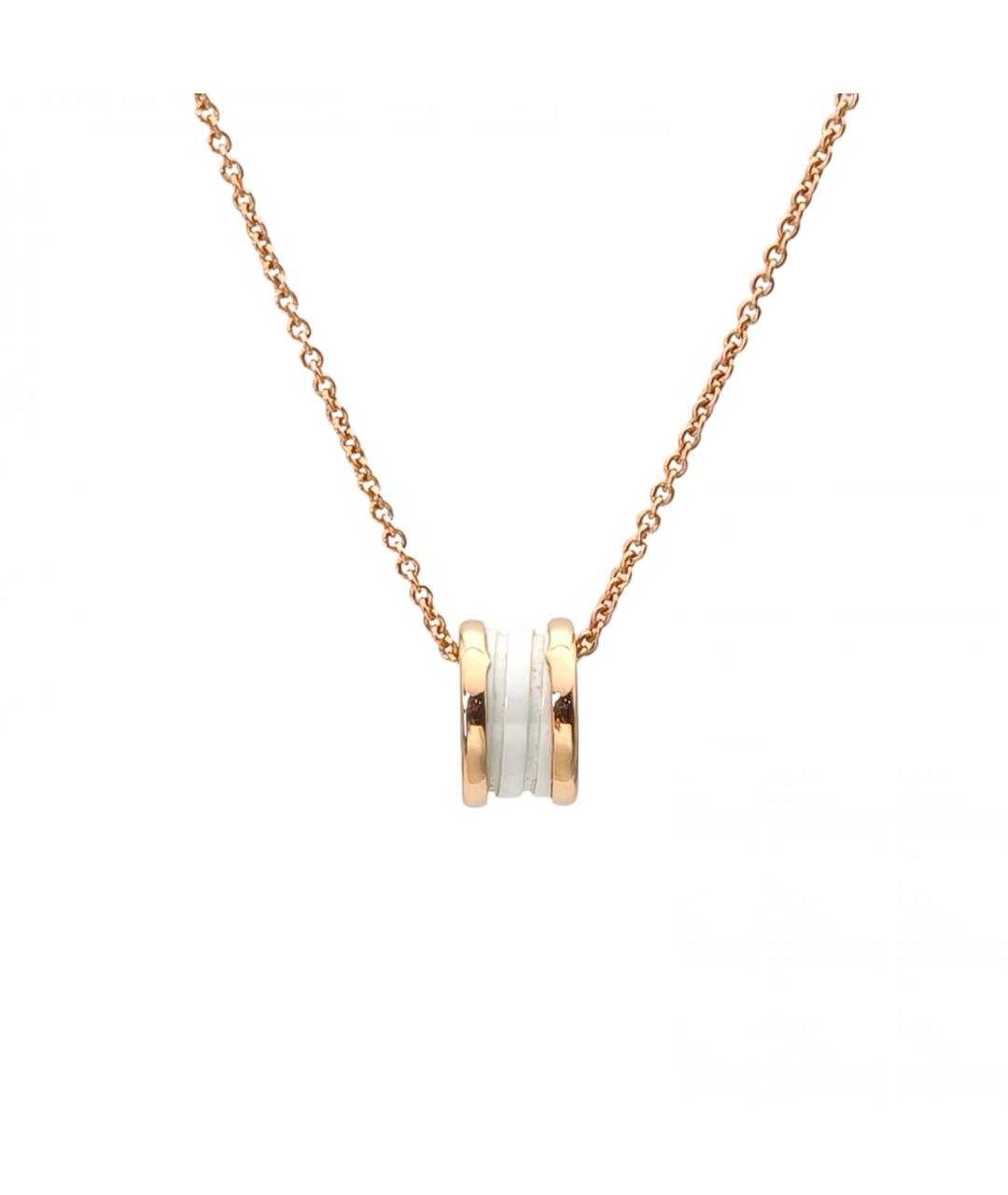 BVLGARI Золотая подвеска из розового золота, фото 2