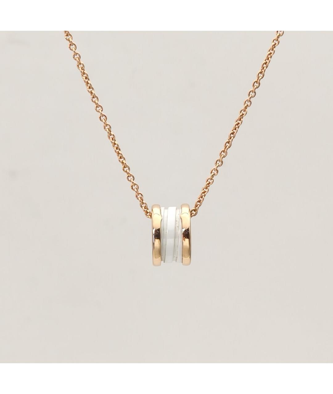 BVLGARI Золотая подвеска из розового золота, фото 3