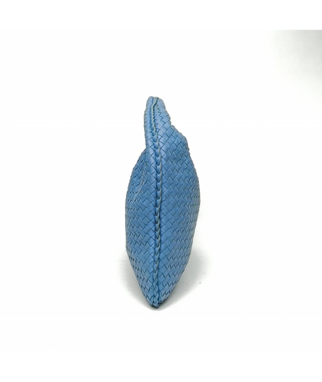 BOTTEGA VENETA Синяя кожаная сумка тоут, фото 3