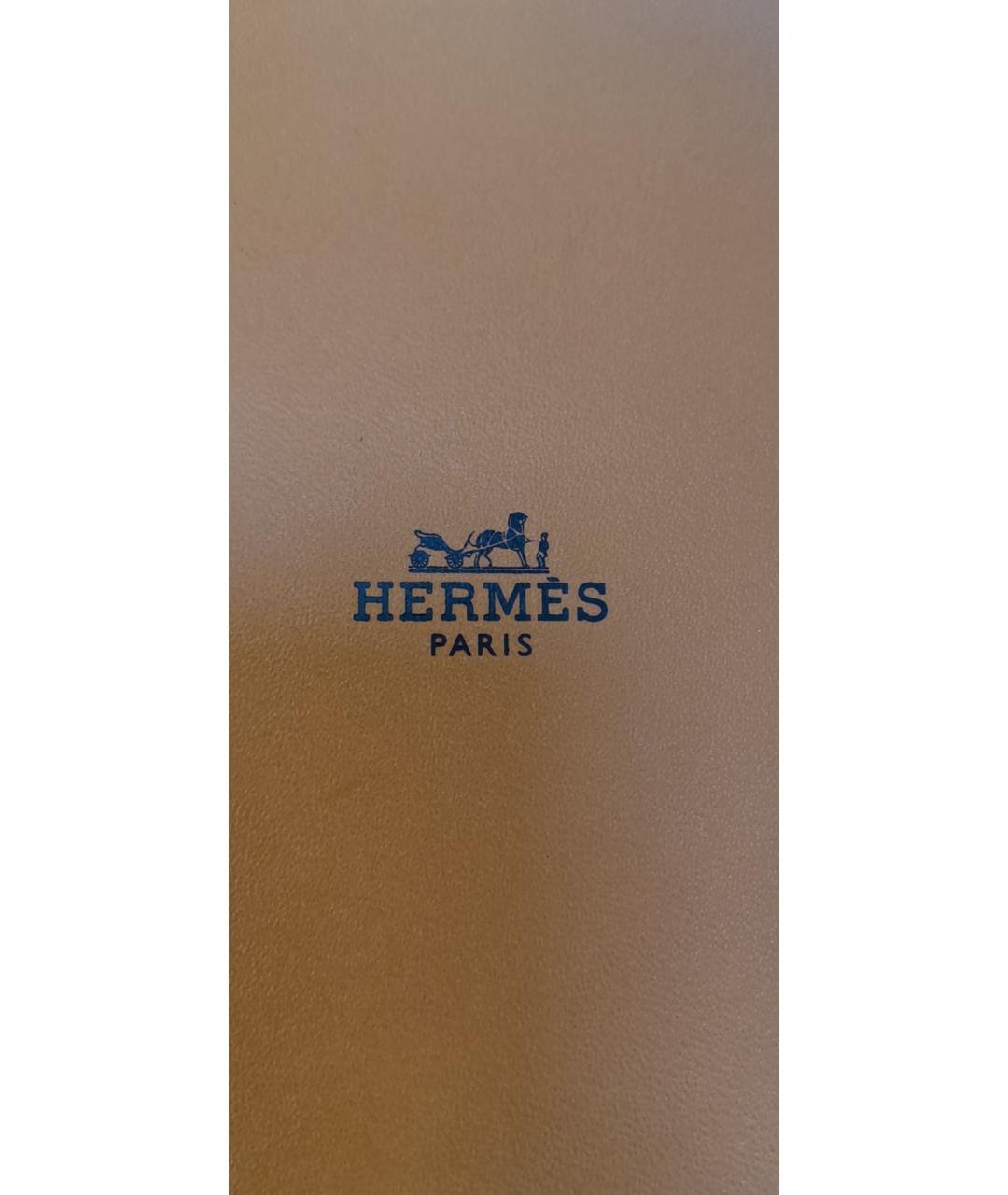 HERMES Розовая металлическая подвеска, фото 8