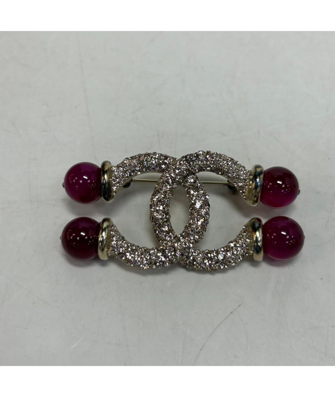 CHANEL Золотая металлическая булавка / брошь, фото 7