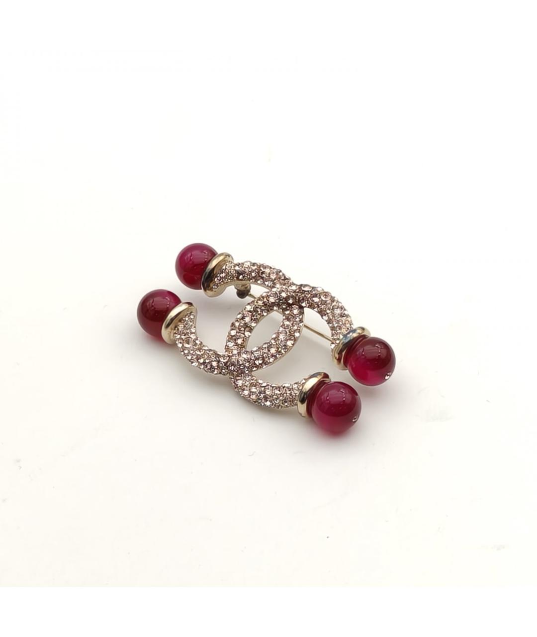 CHANEL Золотая металлическая булавка / брошь, фото 4