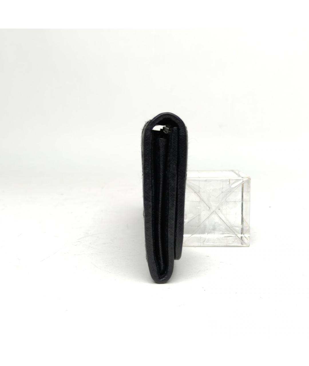 PRADA Черный кожаный кошелек, фото 2