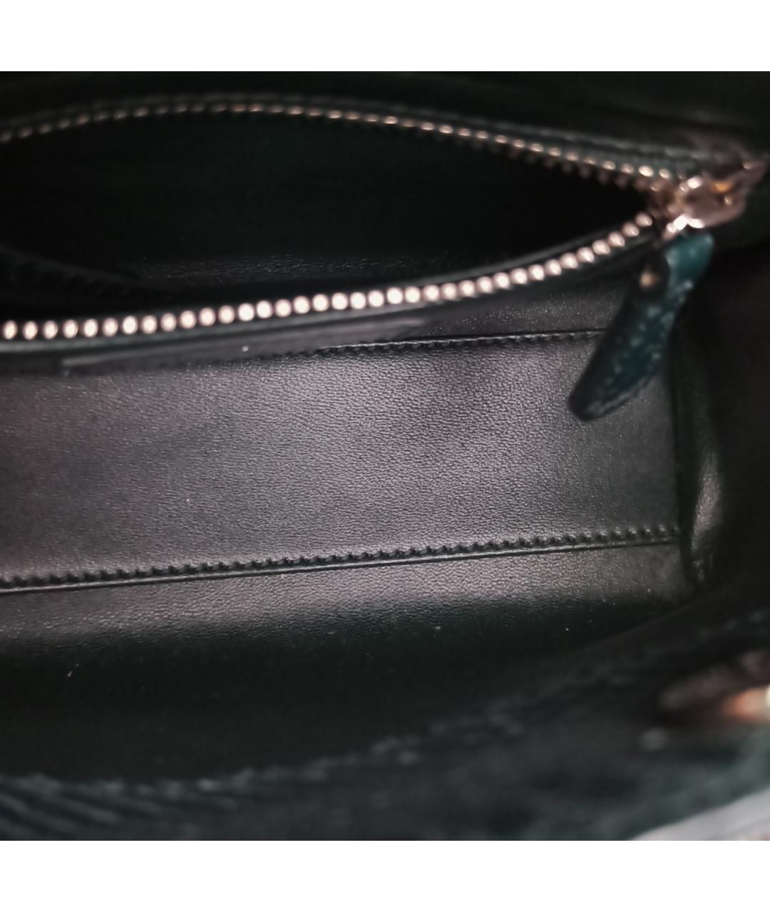 CHRISTIAN DIOR Зеленая сумка с короткими ручками, фото 8