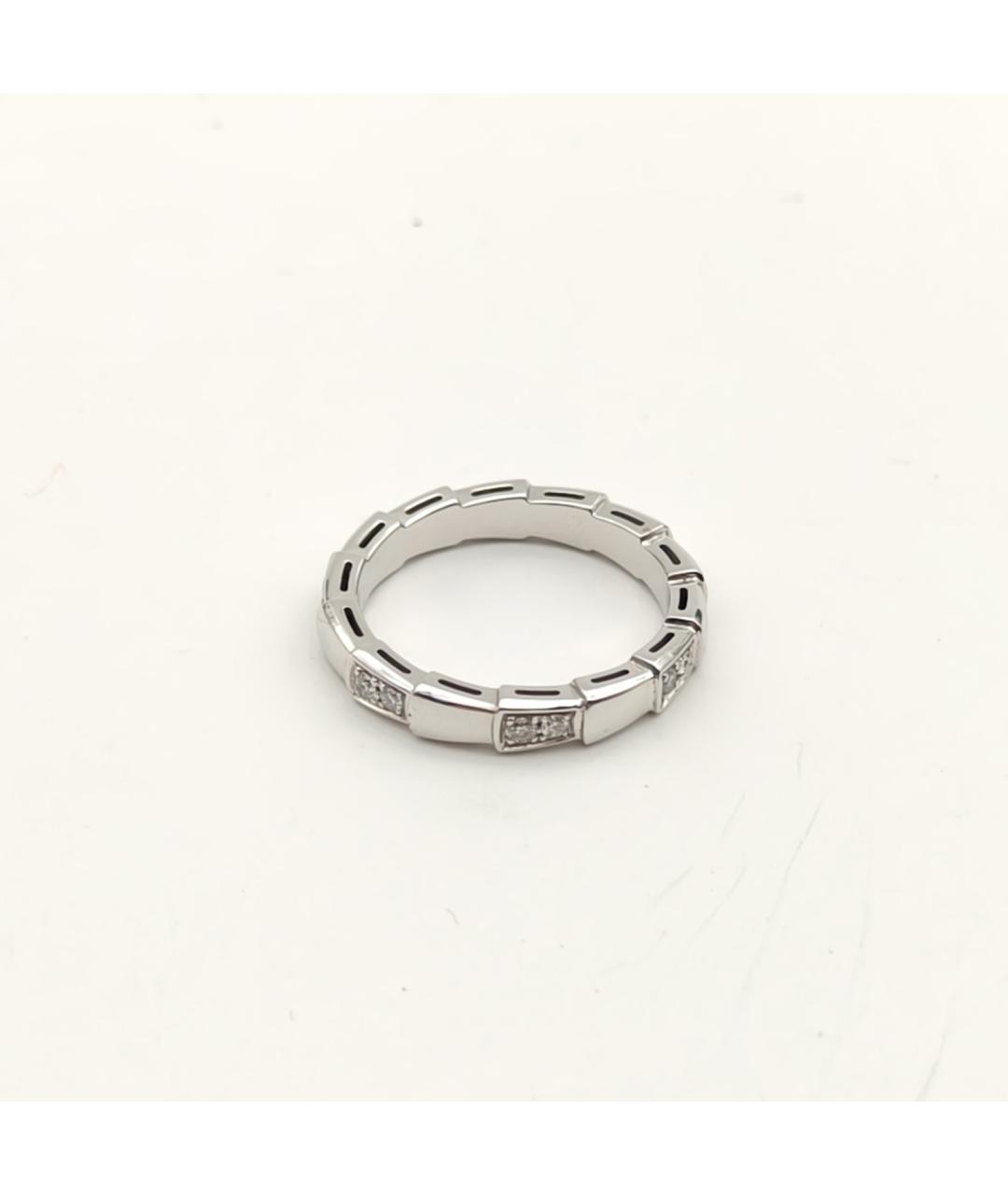 BVLGARI Серебряное кольцо из белого золота, фото 5
