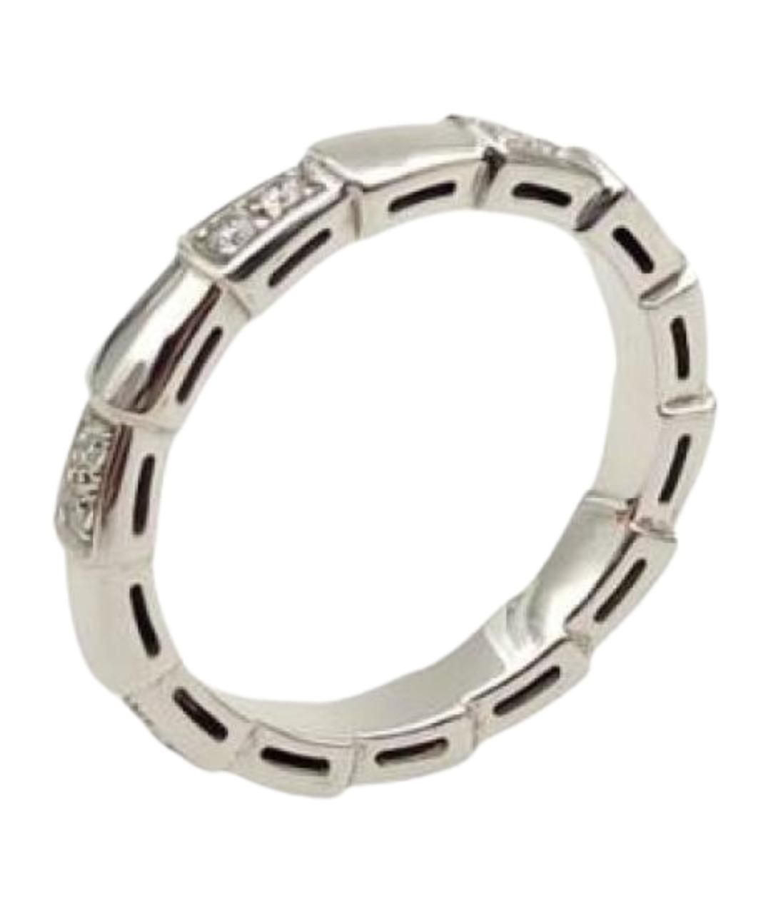 BVLGARI Серебряное кольцо из белого золота, фото 1