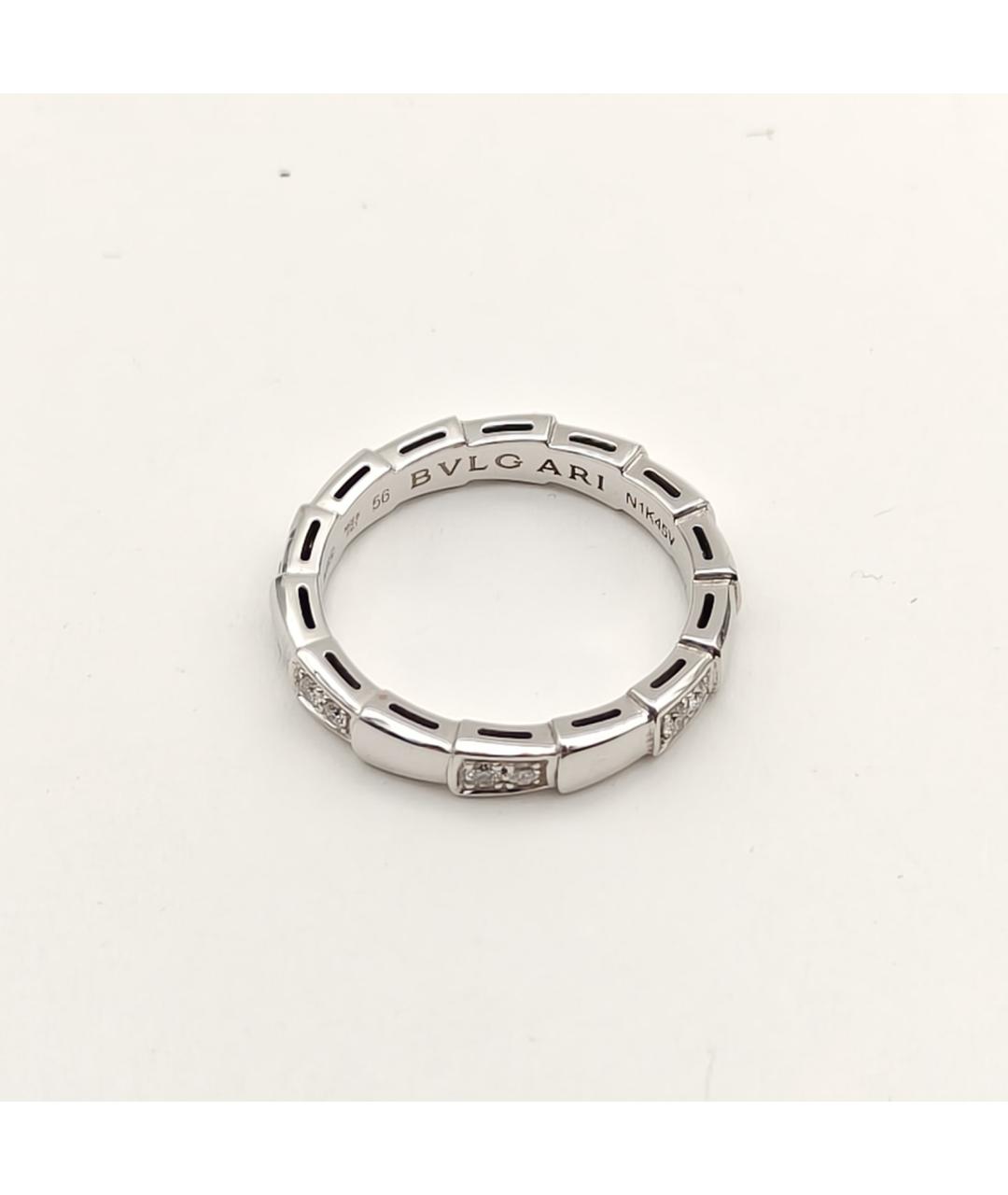 BVLGARI Серебряное кольцо из белого золота, фото 4